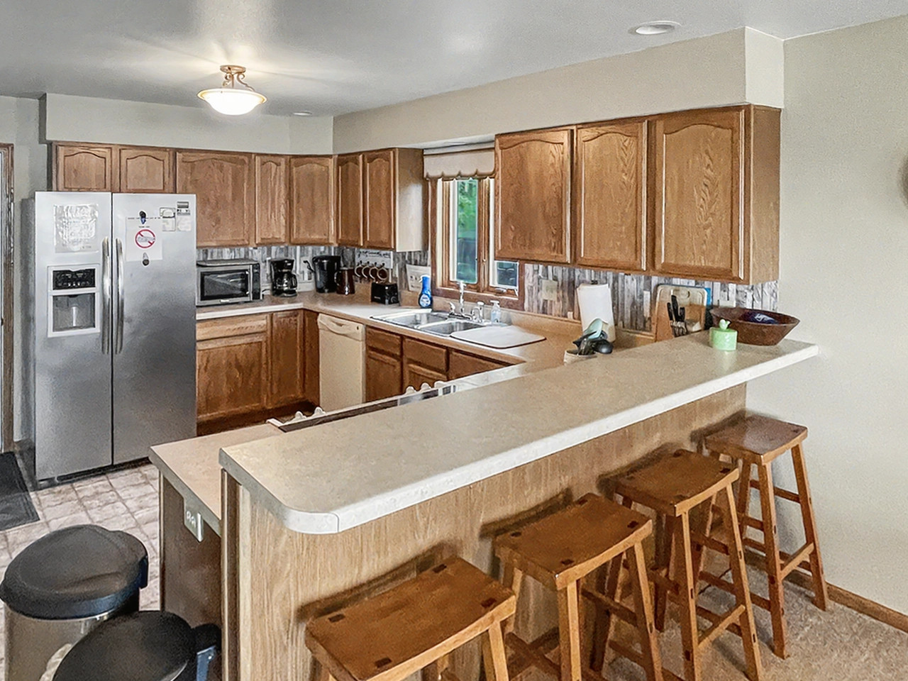 Kitchen - Upper Level with Island