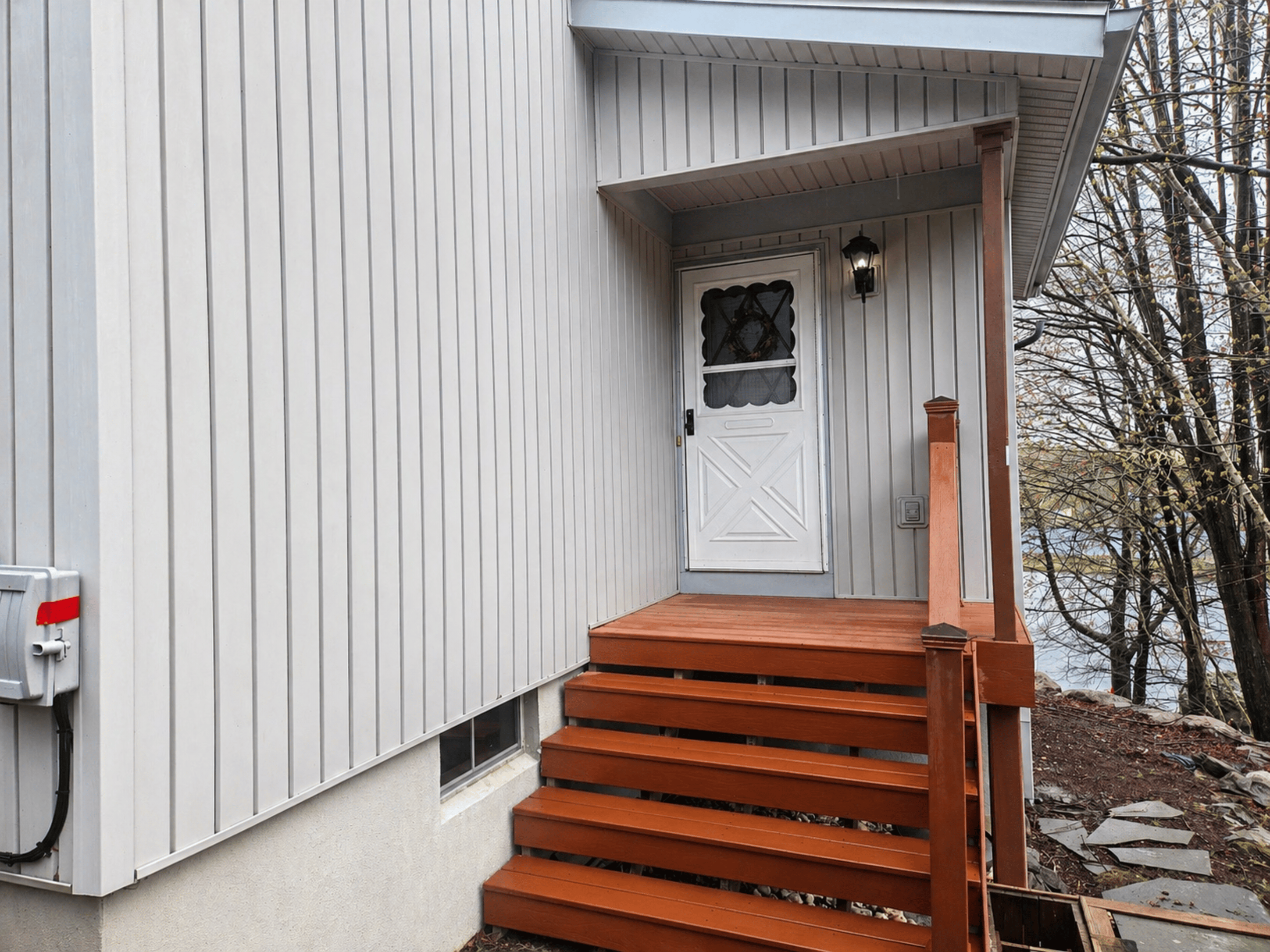 Entrance to the house