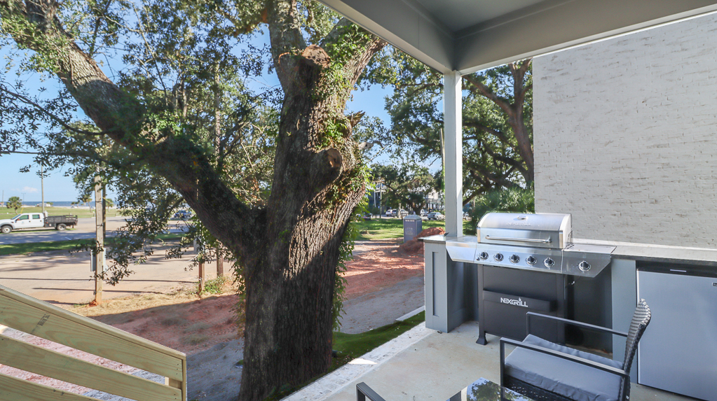 Beach House Outdoor Grill and Area with ocean Views