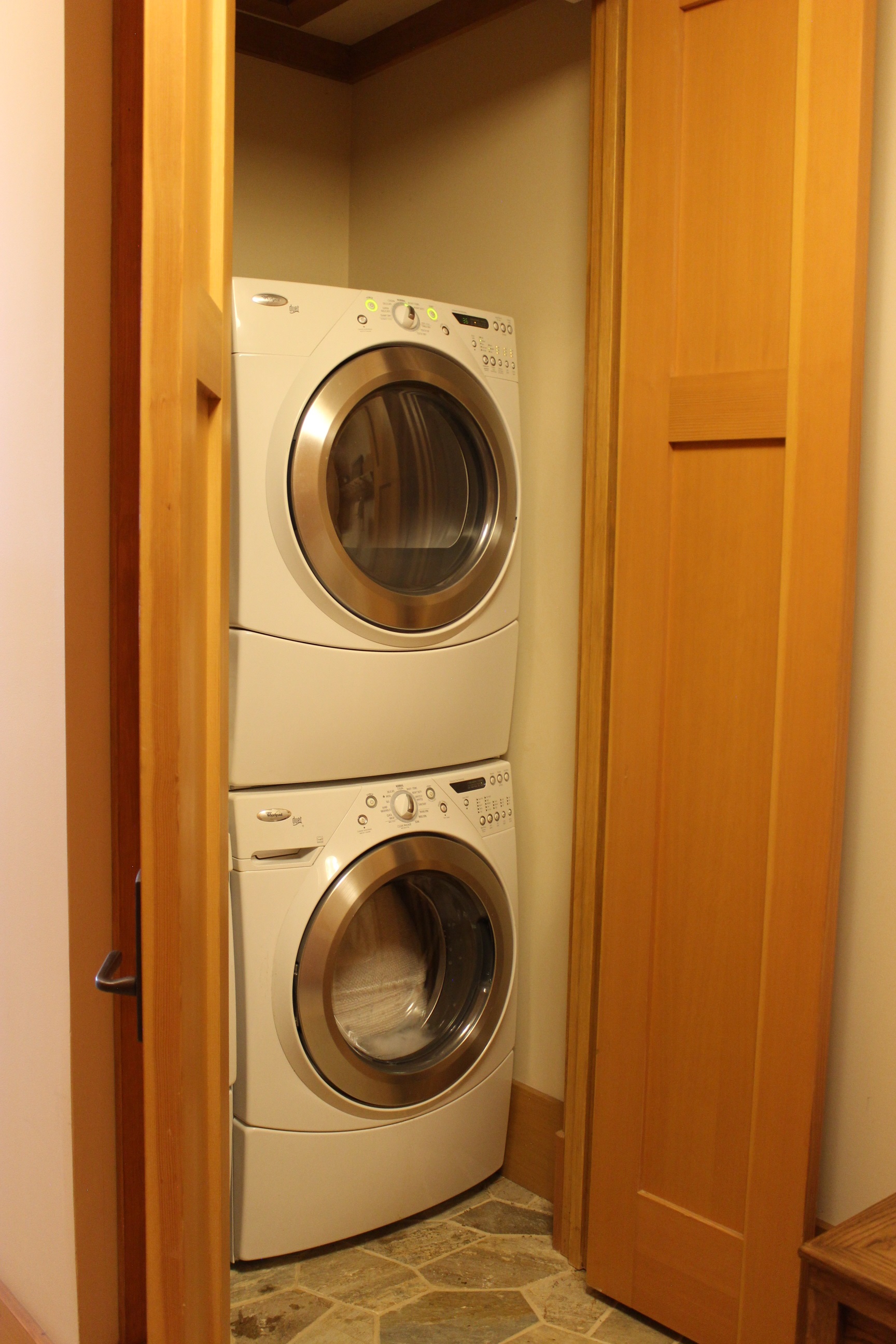 Washer and dryer