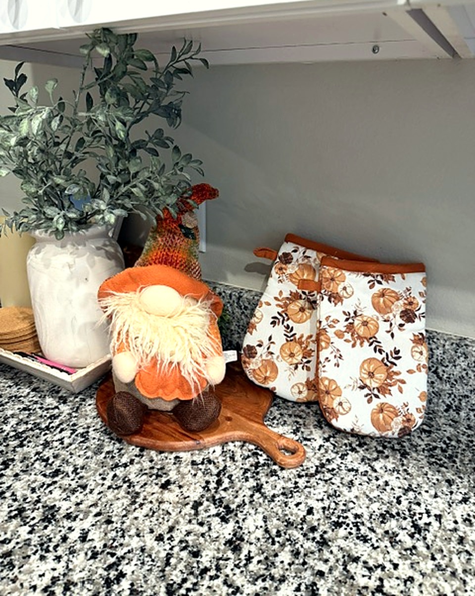 Seasonal touches in the kitchen