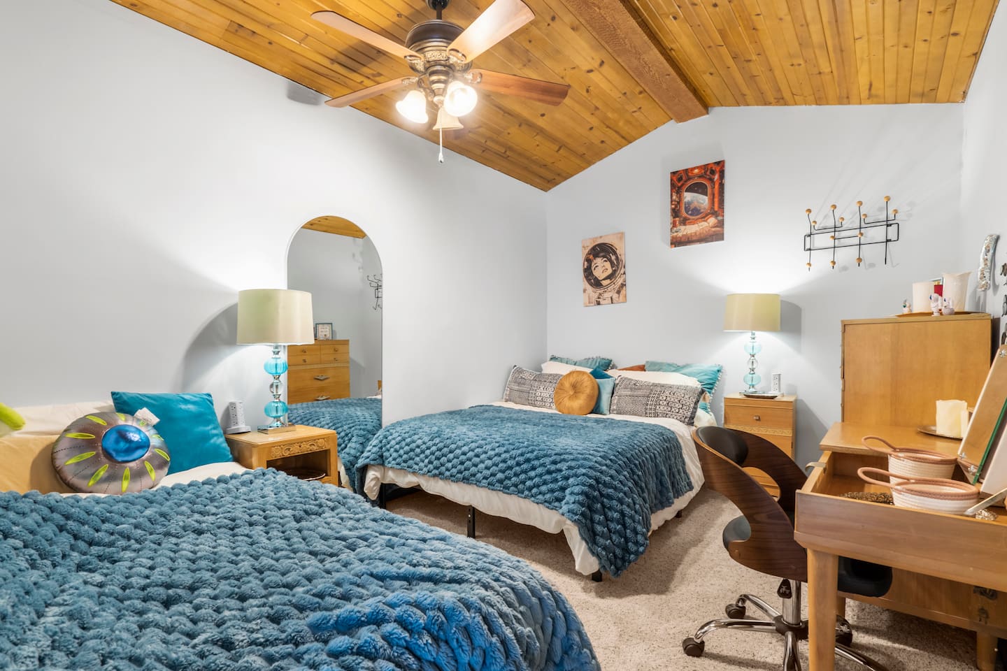 Upstairs galaxy bedroom