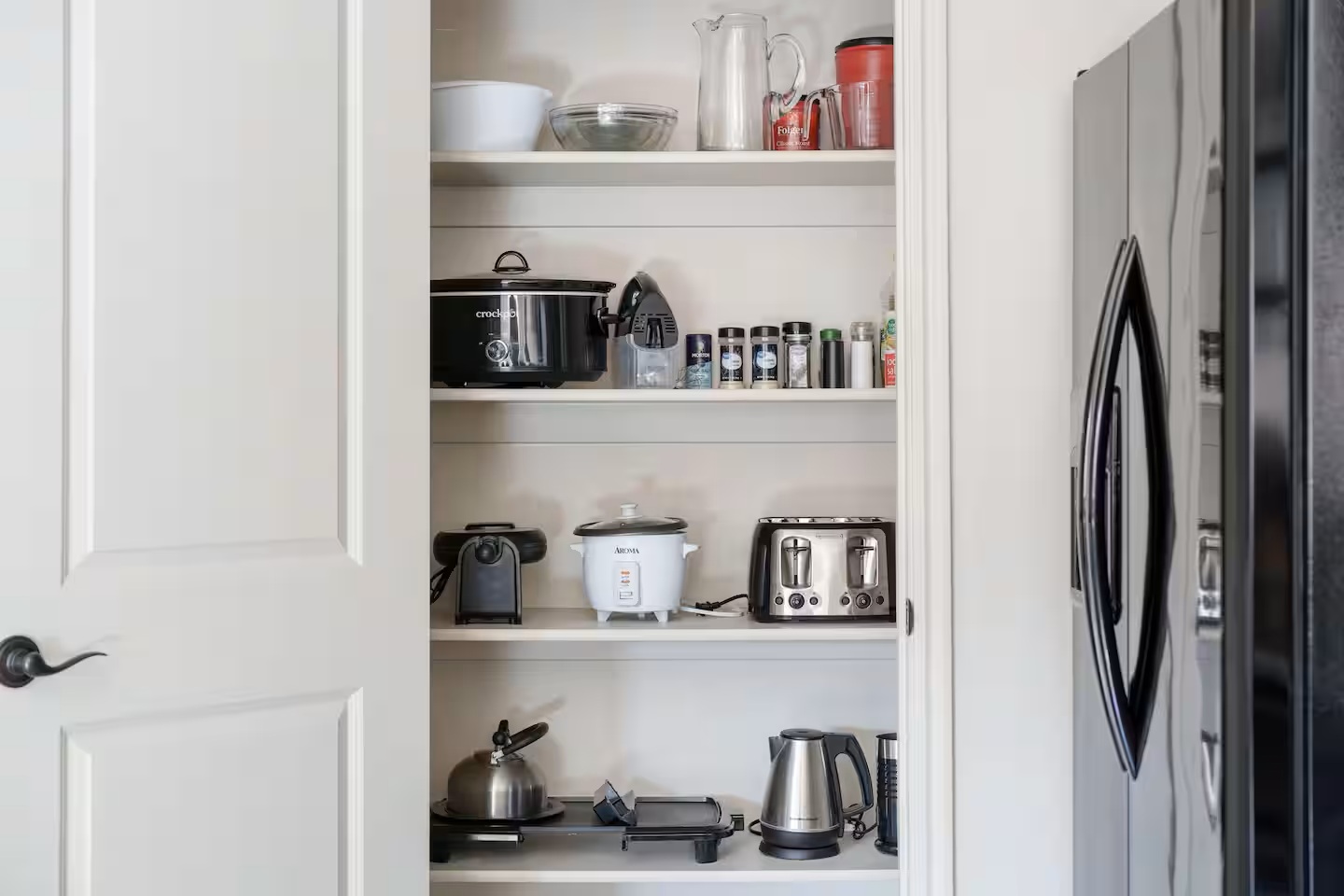 Fully stocked pantry