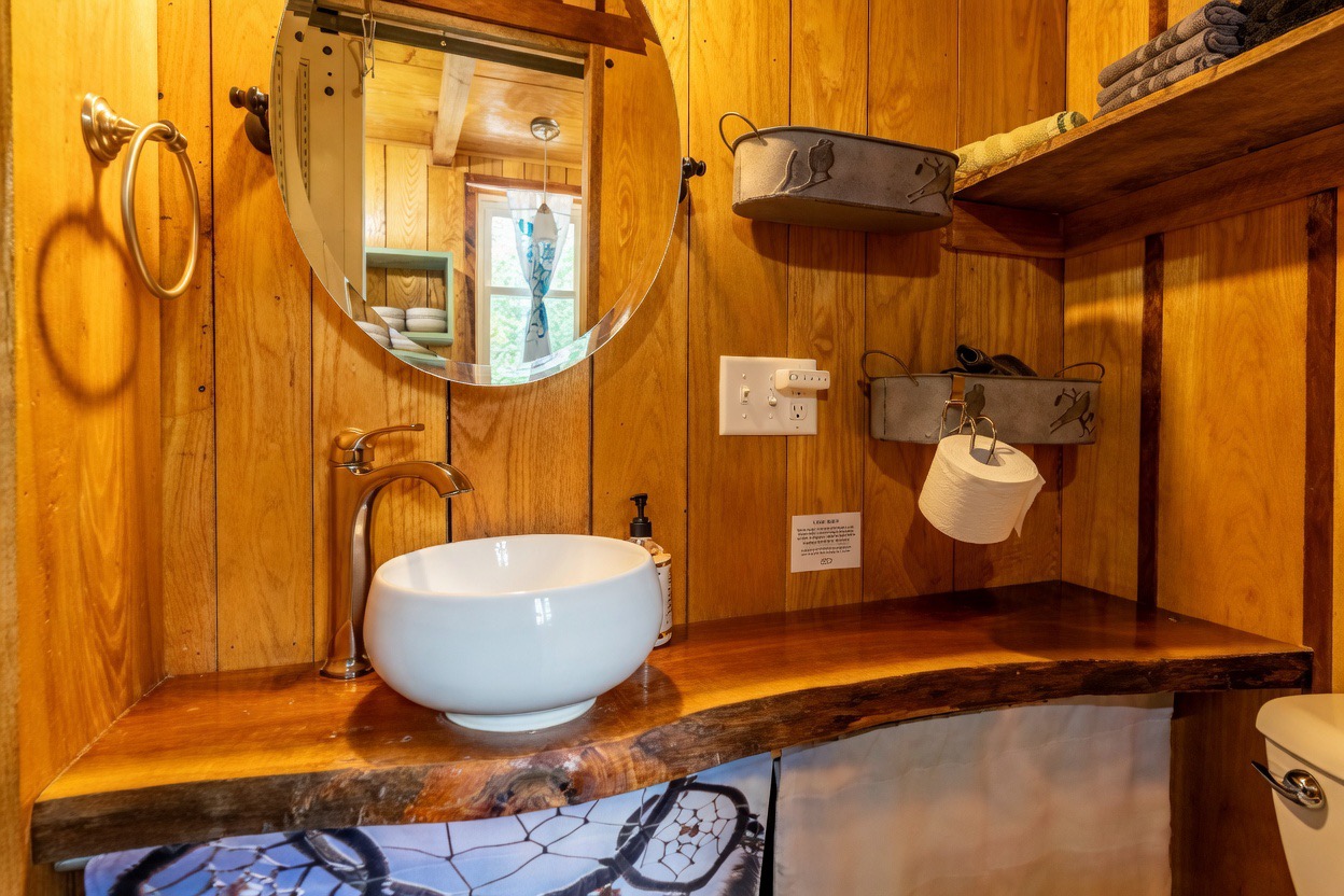 Experience a full bathroom for your ultimate relaxation.