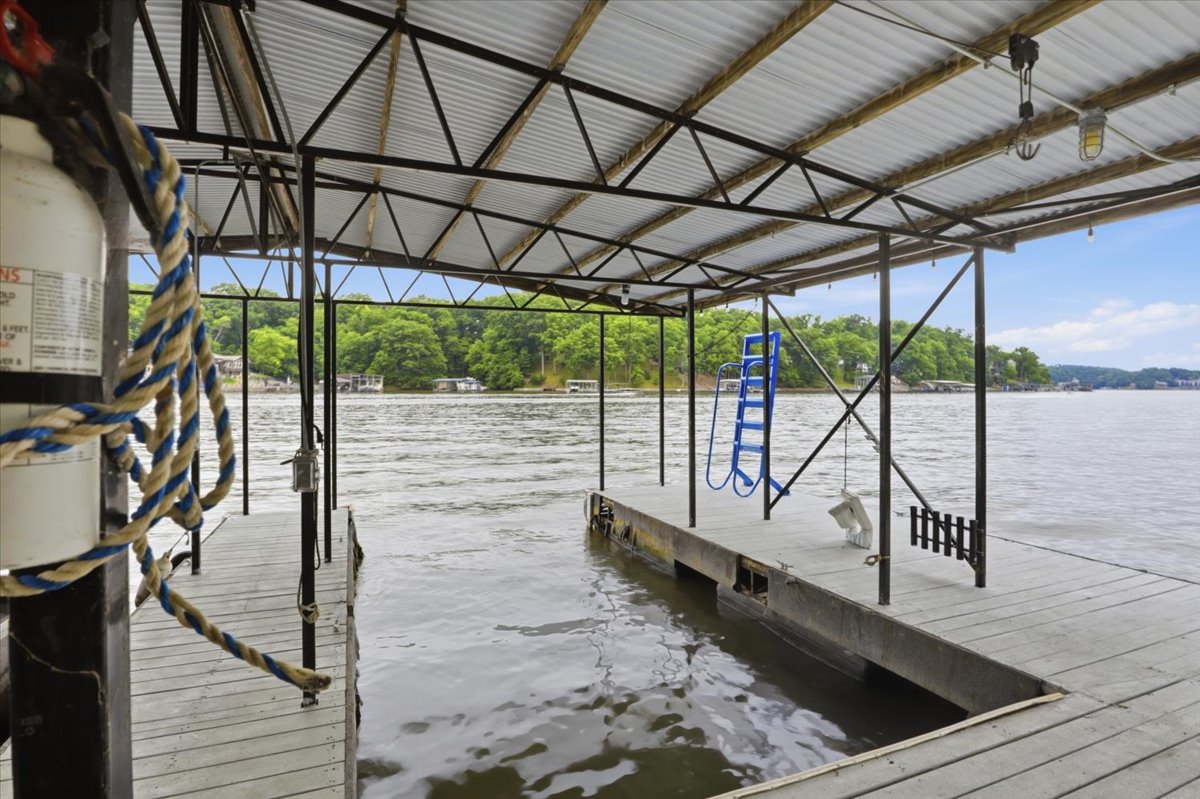 Covered Boat Slip for Guest Use