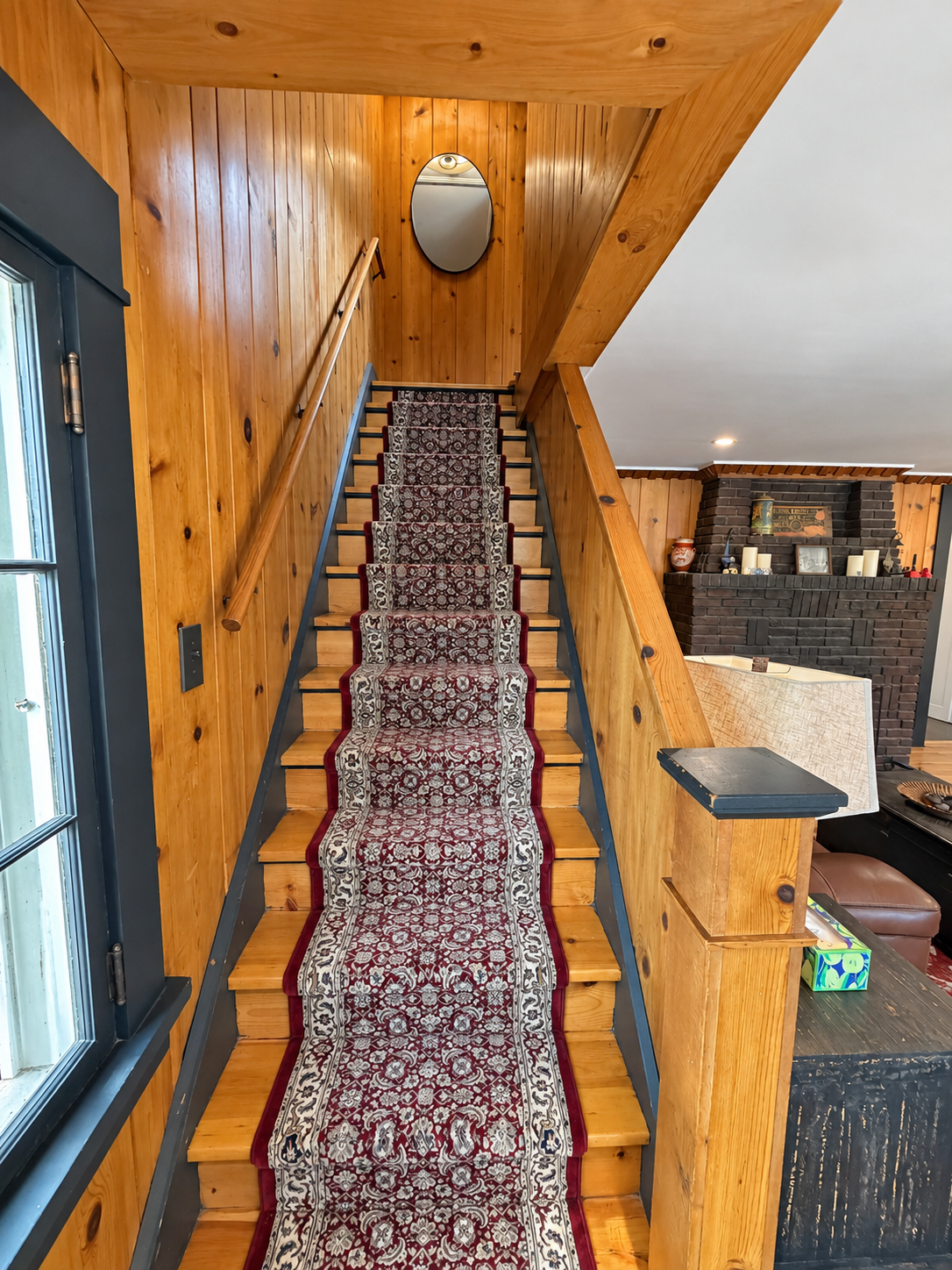 Stairwell to 2nd floor from great room