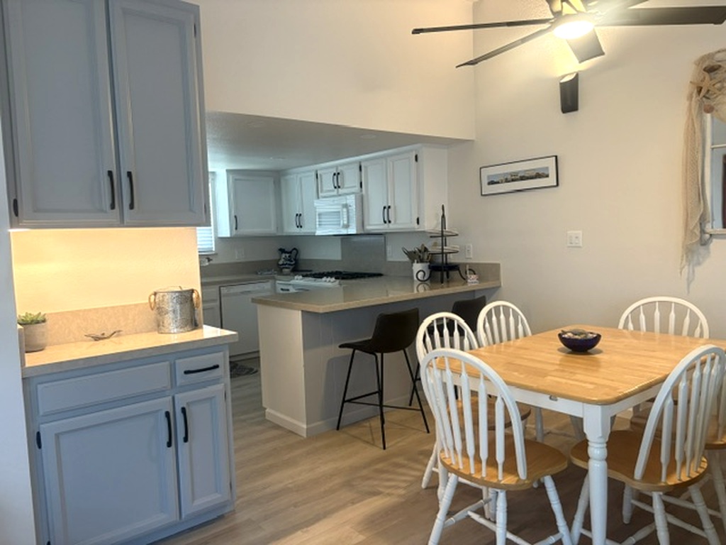 Upstairs kitchen dining