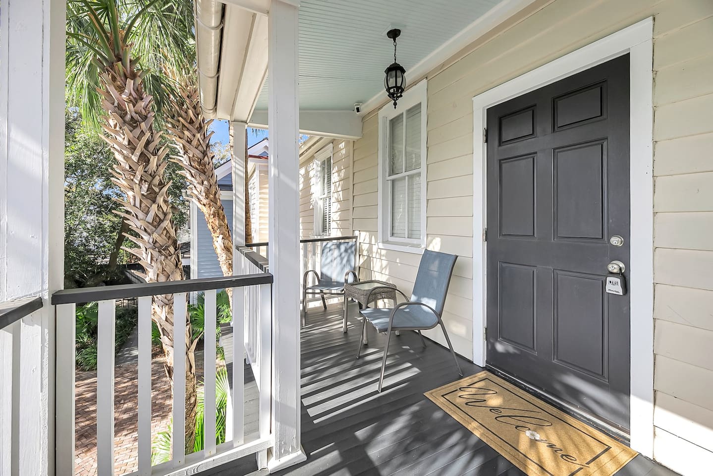 Enjoy the breeze and your coffee on our second floor porch.