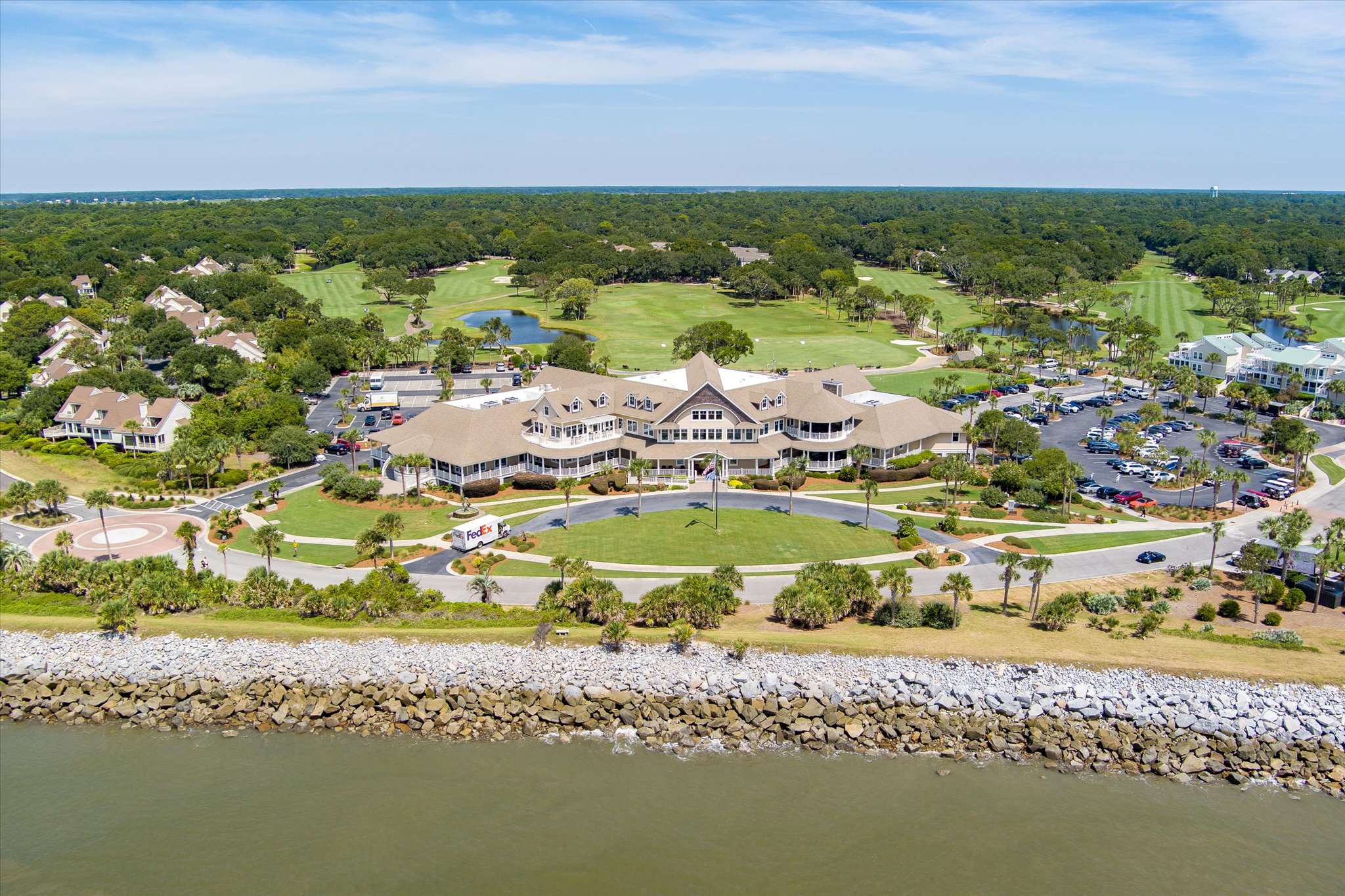 Seabrook Island Club House and Ocean Winds course
