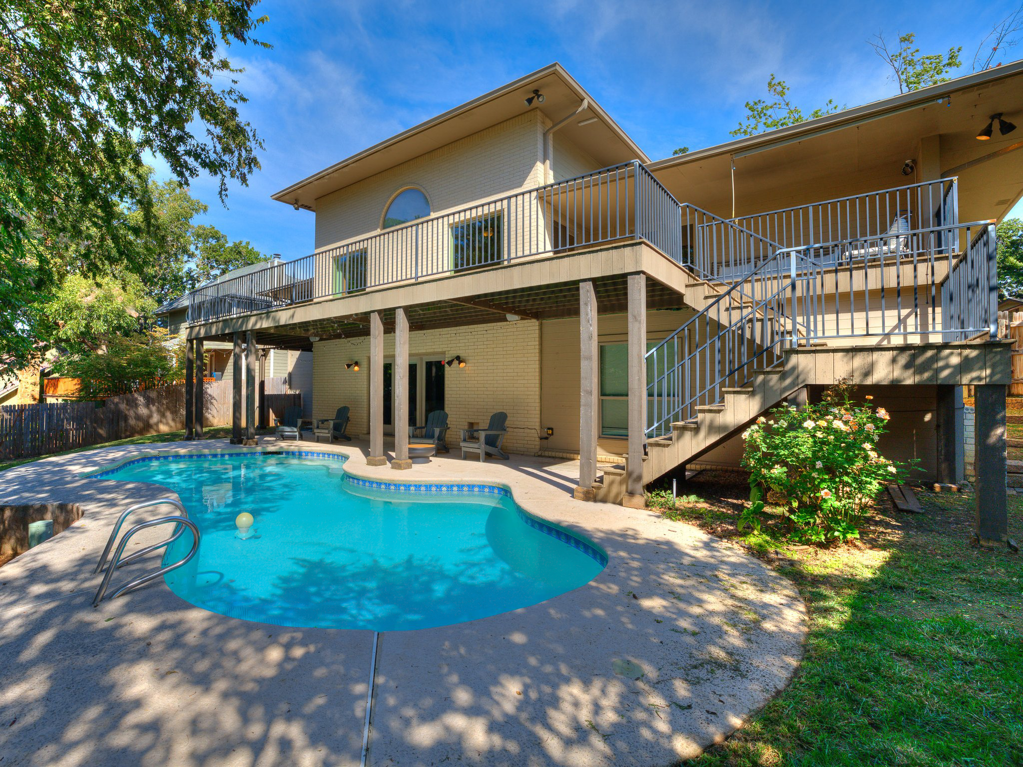 Backyard with Private Pool