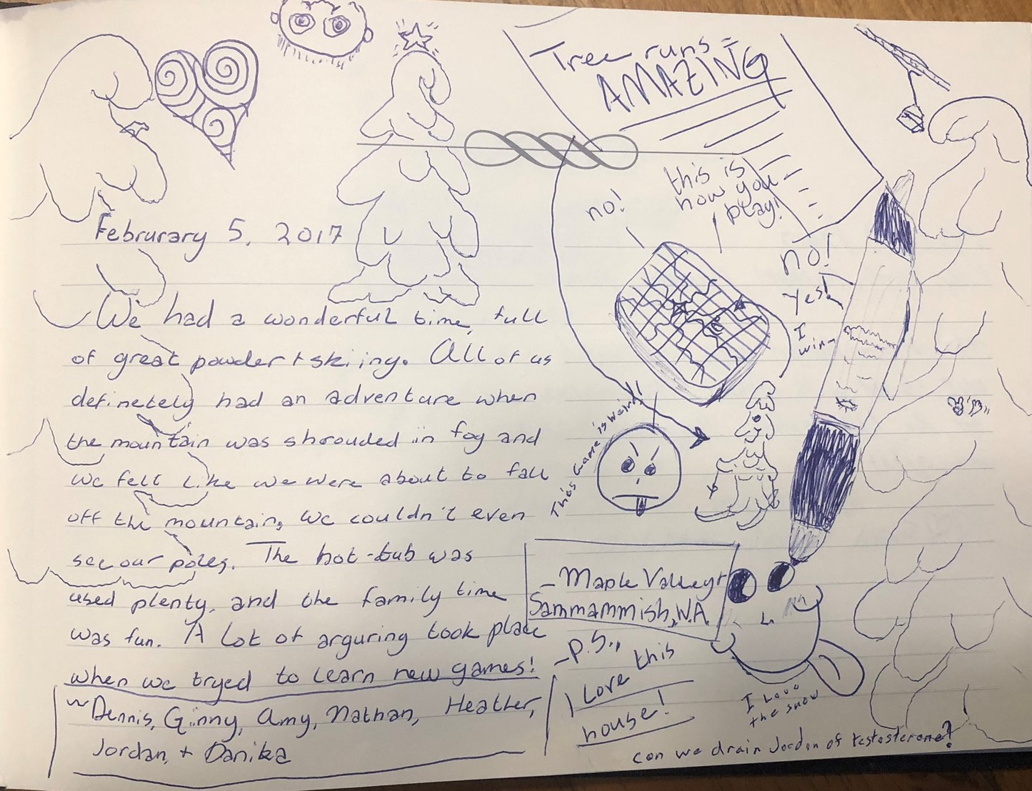 GUEST BOOK ENTRIES