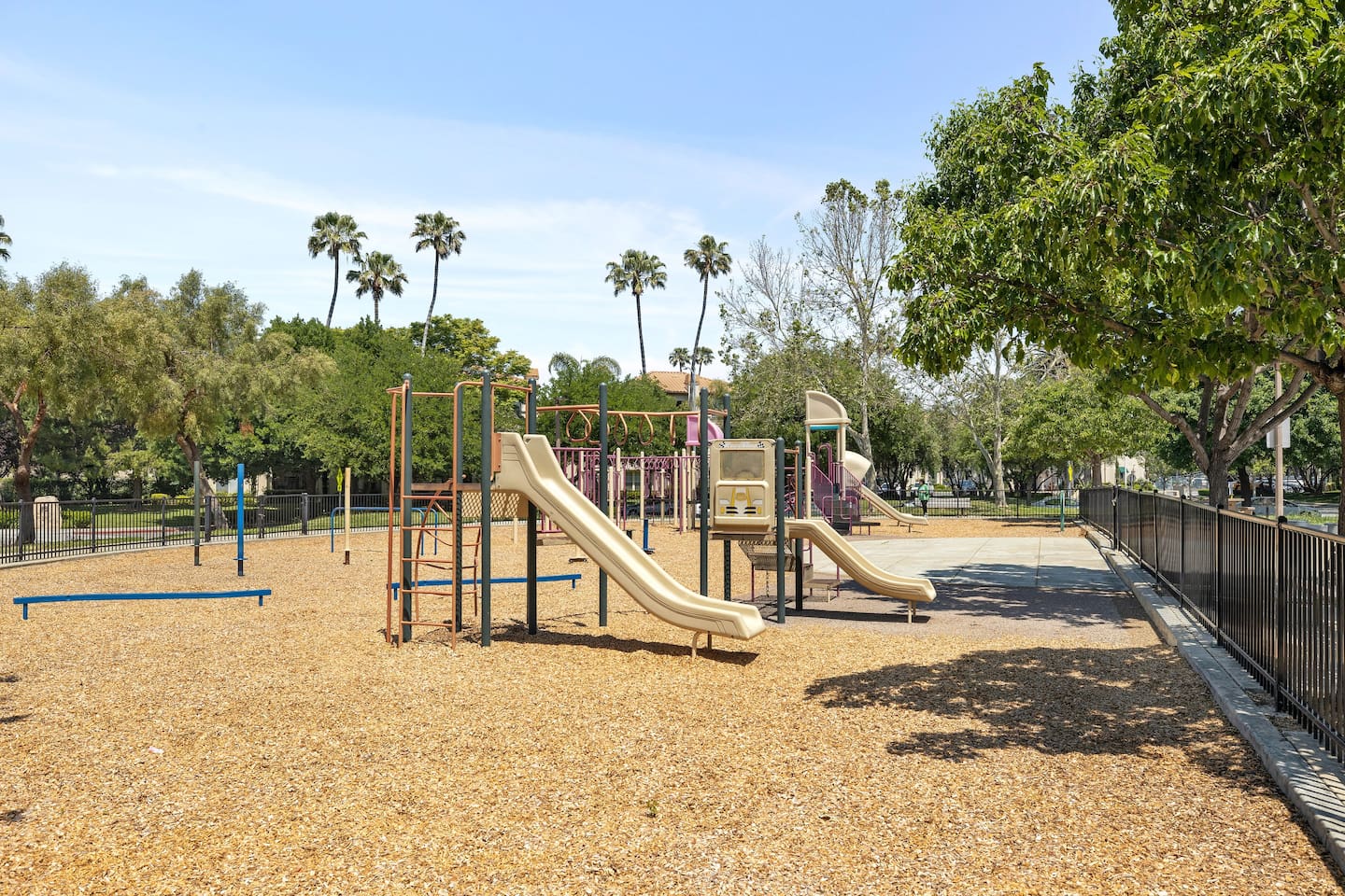 Youtube playground court in Palmia Park (4.1 Acreage Community park). It has a Playground for ages 2-5, and a Playground for ages 5-12.