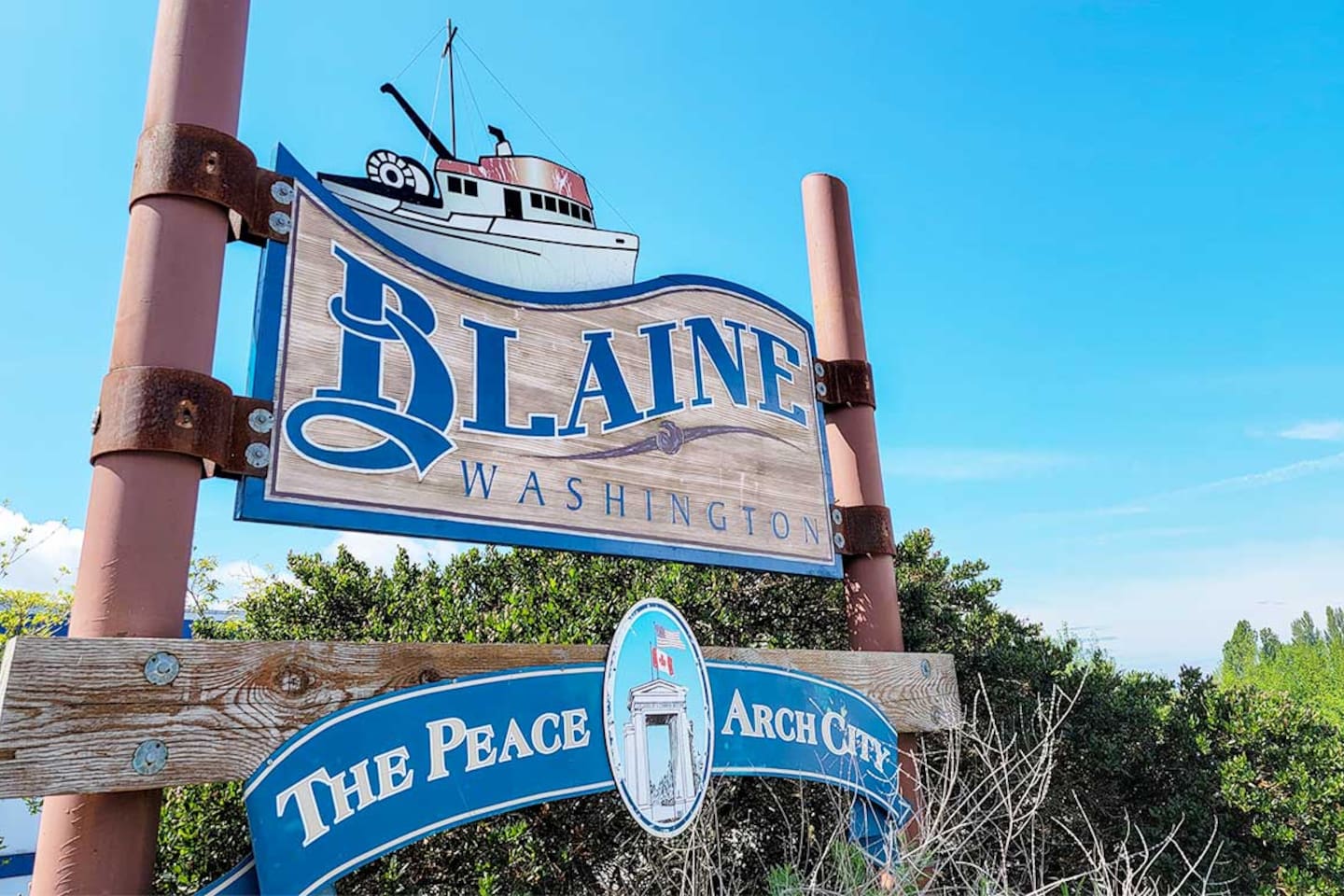 Explore historic downtown Blaine, Washington, and enjoy the restaurants and views at Drayton Harbor and the marina!