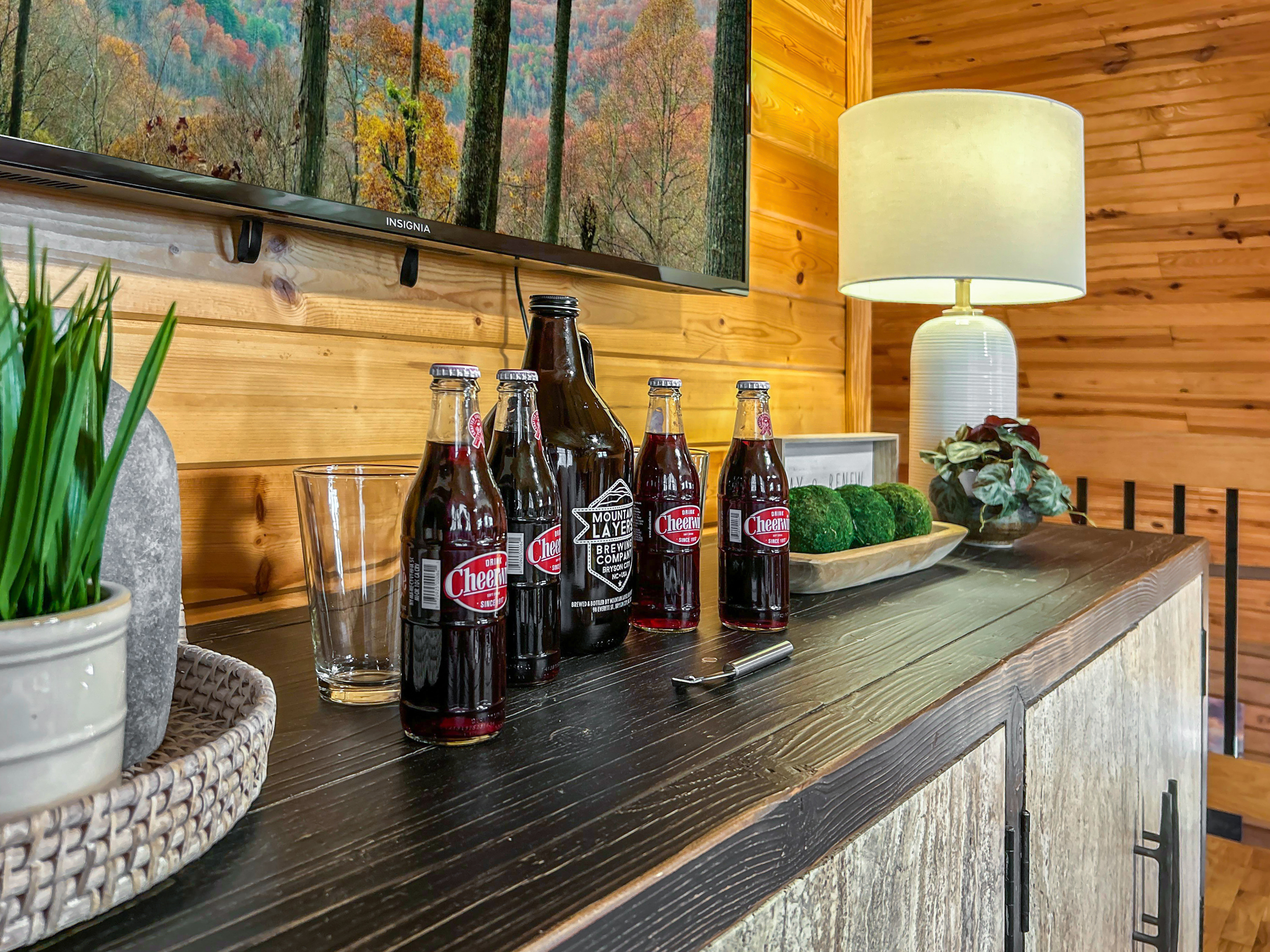 Cheerwine is a local cherry-flavored soft drink. Kids love it! It also makes great floats.