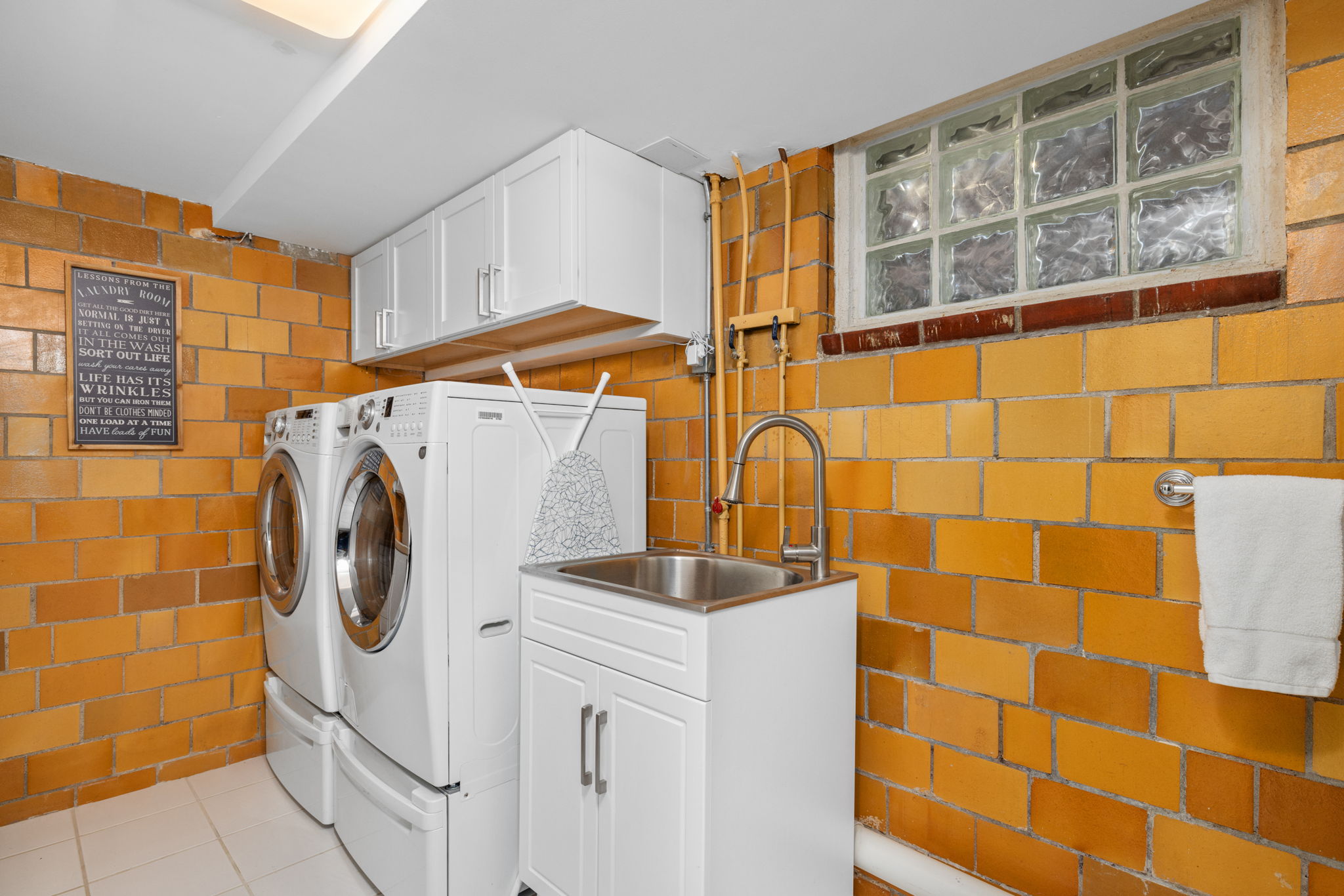 Laundry room:  Don't overpack!  There is access to the washer and dryer to manage your vacation laundry needs!  Detergent available.Iron and ironing board provided.