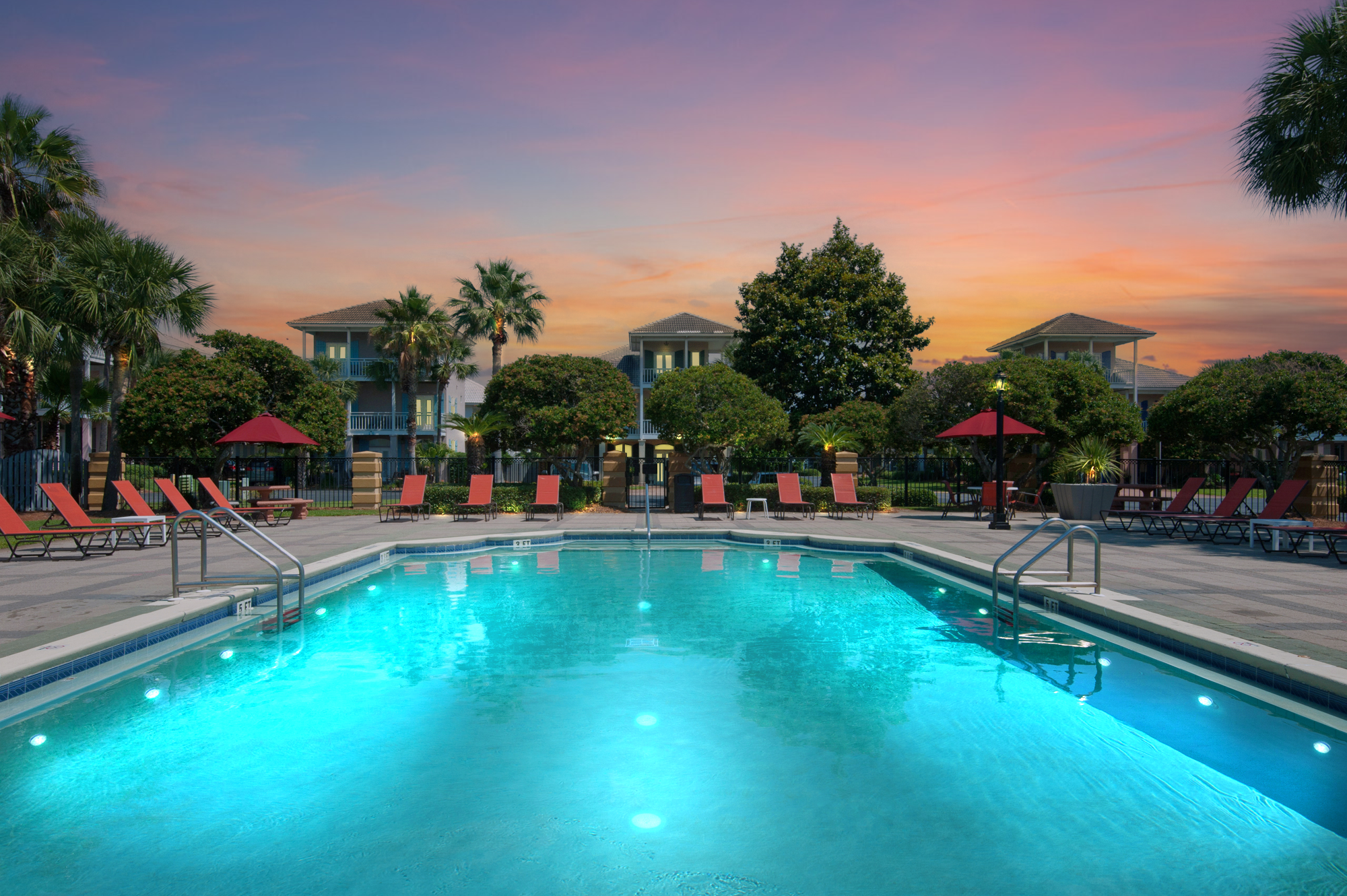 1st community pool is right next to the house.