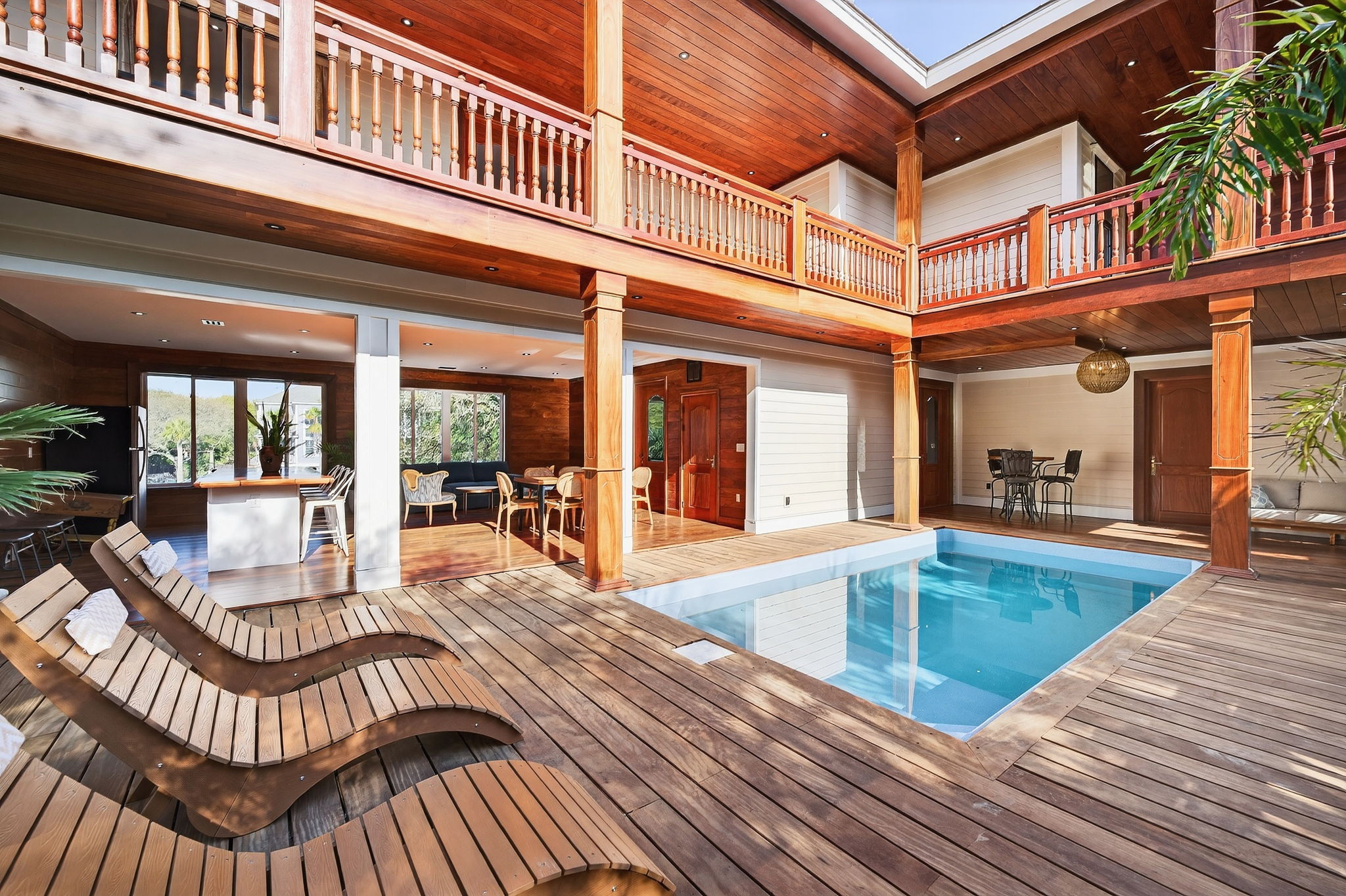 Pool Deck | Rosewood Retreat | 2605 Palm Blvd, Isle of Palms, SC | IOP Escapes