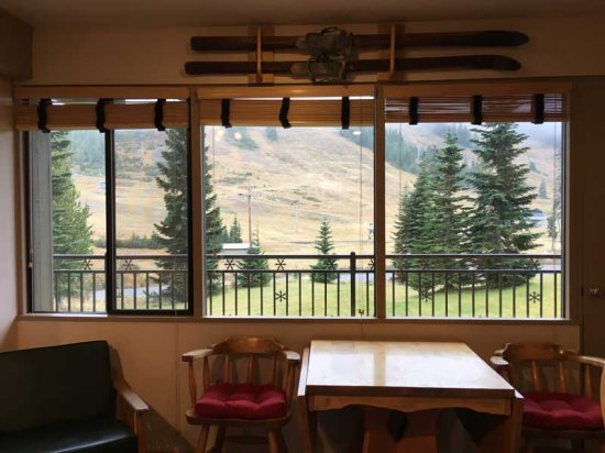 View from dinning area.