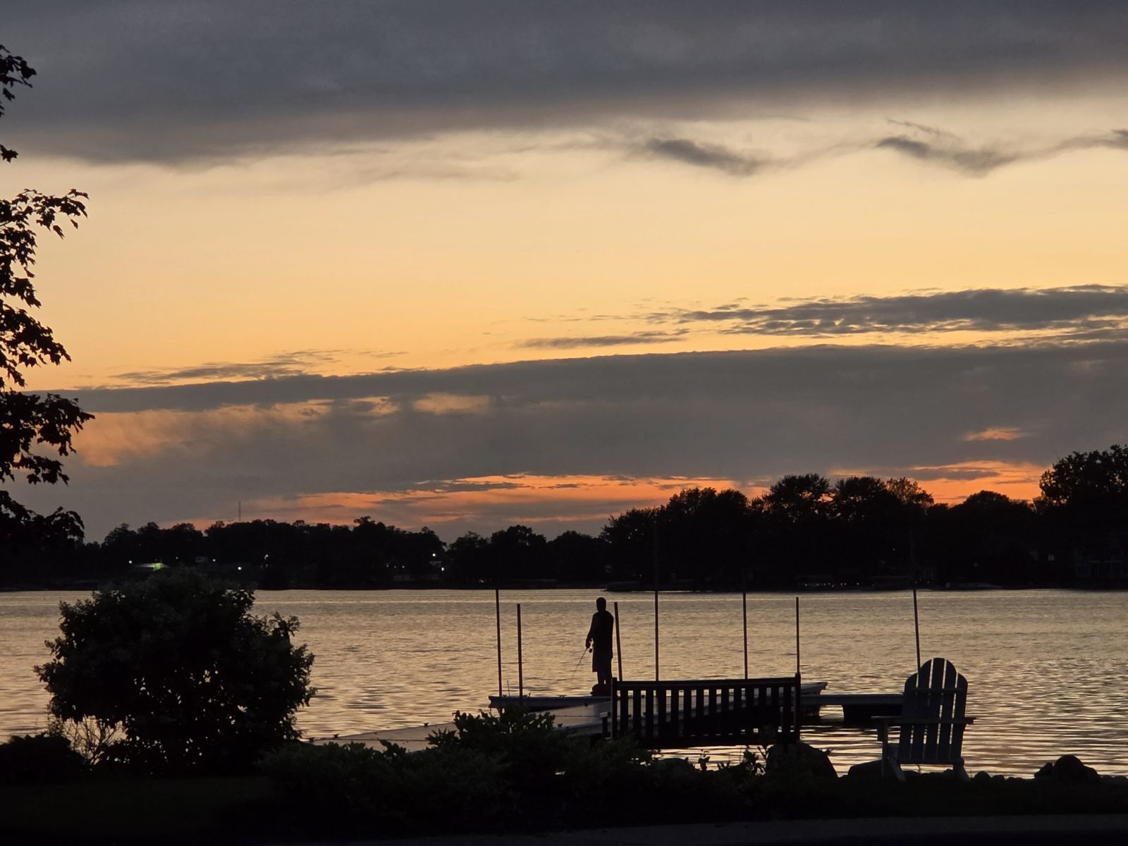 Pure lake life serenity. Whether you're casting a line at golden hour or enjoying an evening walk with the crew, stunning neighborhood views like this are right down the street.