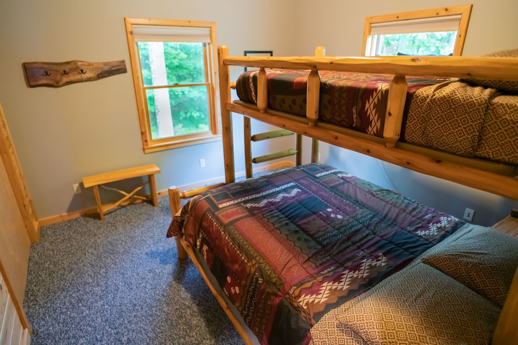 Bedroom 2 on main floor. Queen plus twin XL