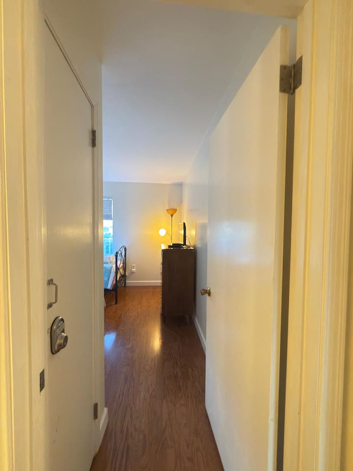 Hallway to the second bedroom