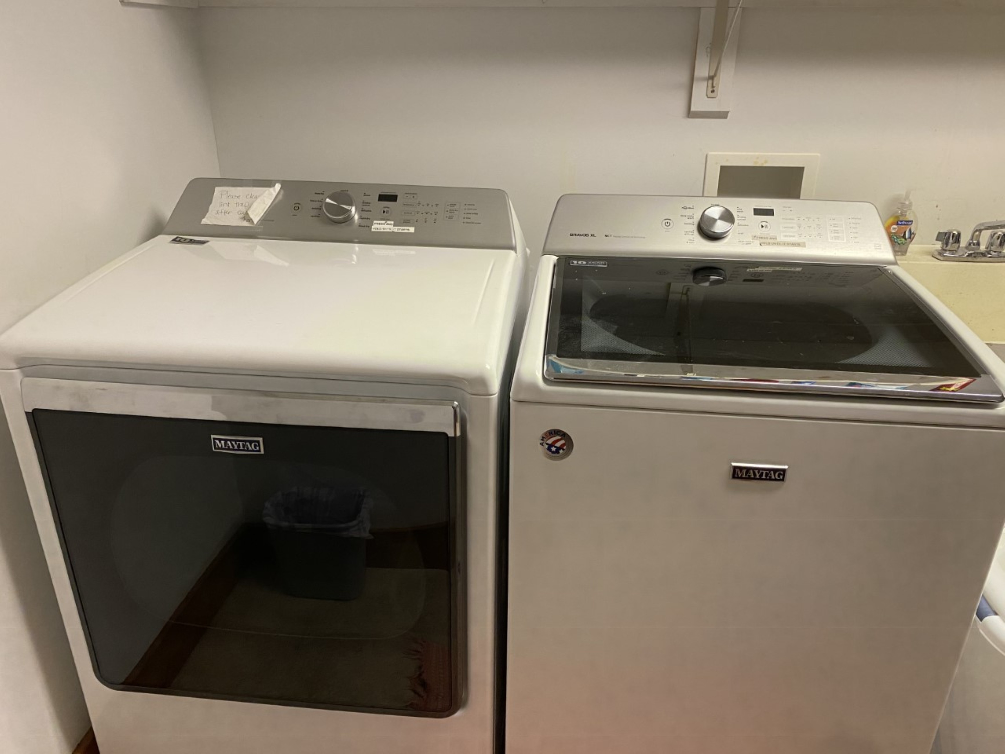 A washer and dryer are available for use during your stay. 
