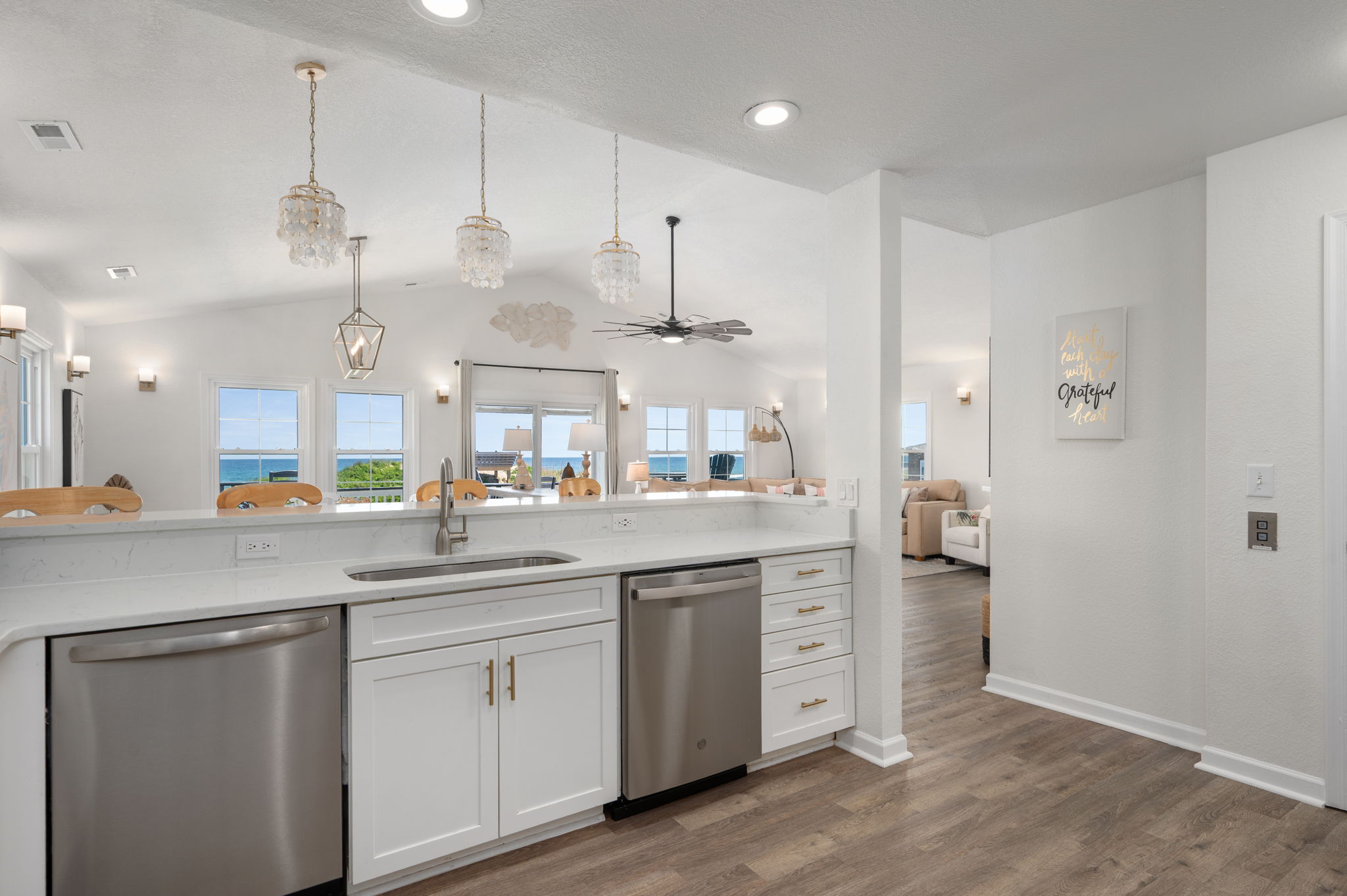 Coastline Haven — Kitchen Island