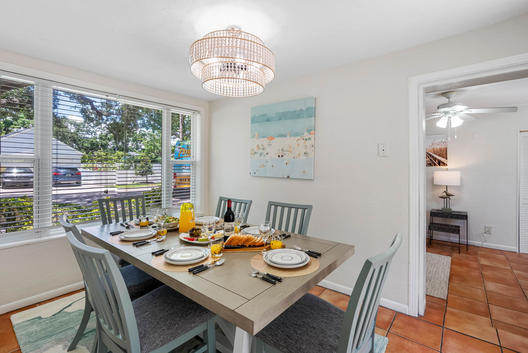 Start your day with sunlight and end it with warm conversation in this beautiful dining space, designed for both everyday comfort and memorable shared moments.