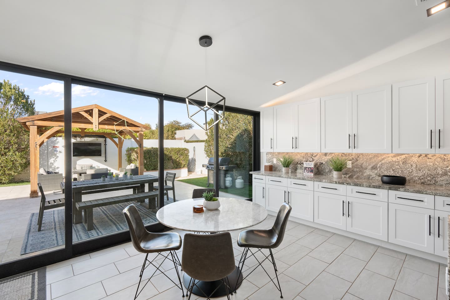 Nook Meets Kitchen – Nestled conveniently near all the action.

