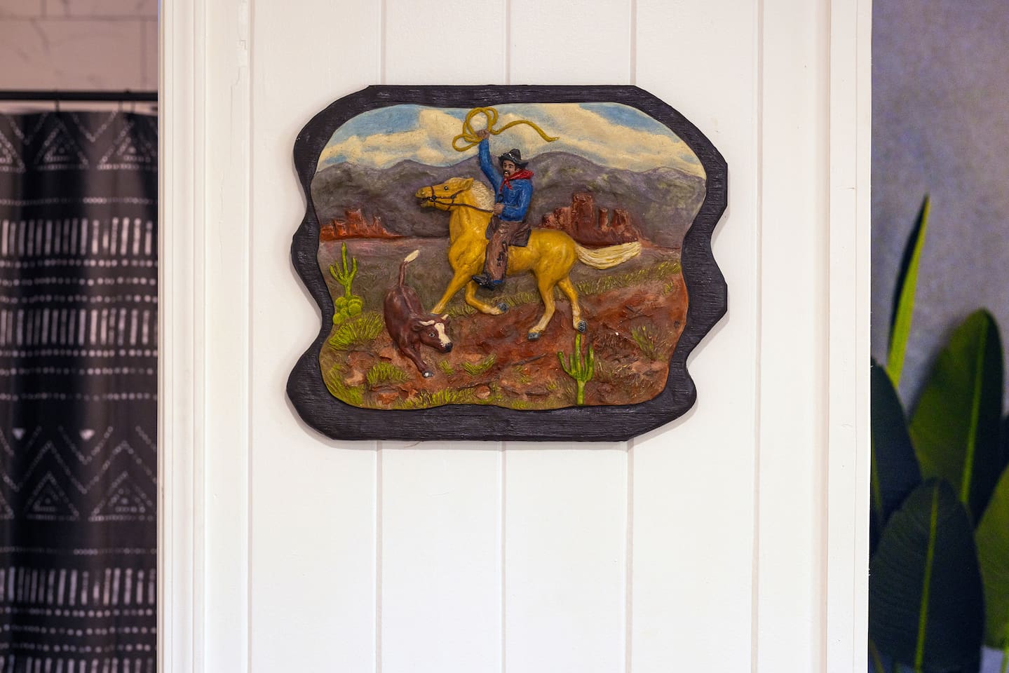 Vintage art is the name-of-the-game. Cowboy up!