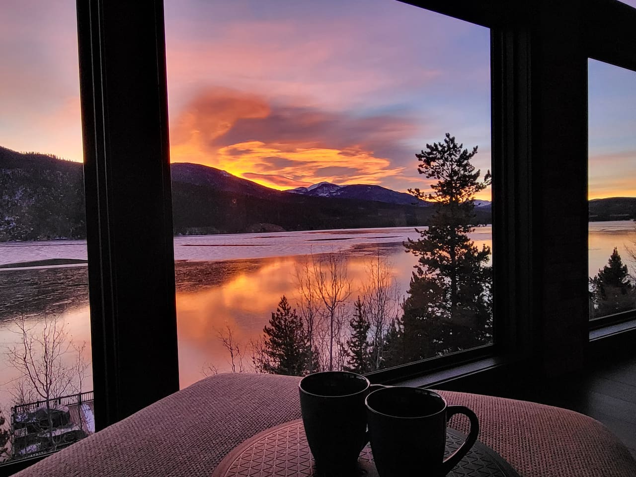 Grab a cup and start your day with this view!