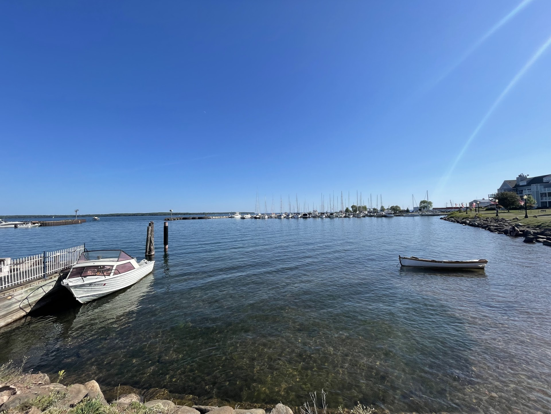 Bayfield Marina View in the Summer