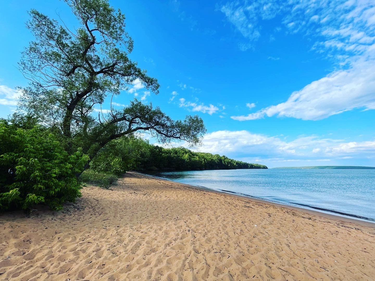 Washington Ave Beach downtown Bayfield 5min away