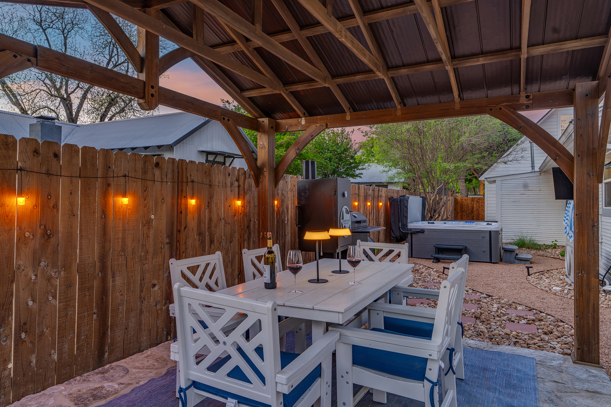 Share meals, toast to the weekend, and unwind in your own private outdoor living space.