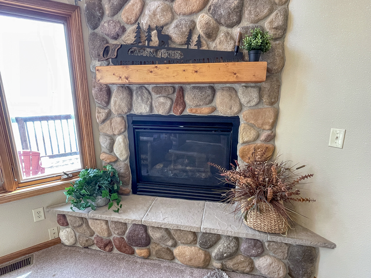 105 Upper Fireplace