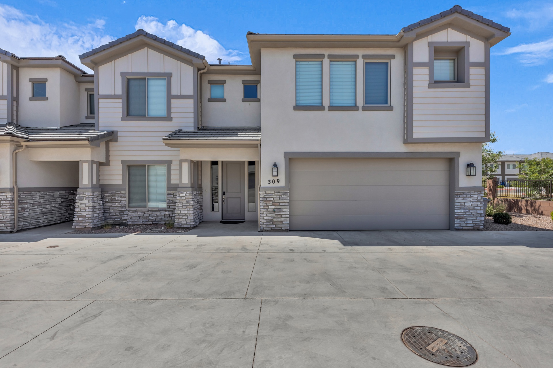 Spacious garage for gear & parking