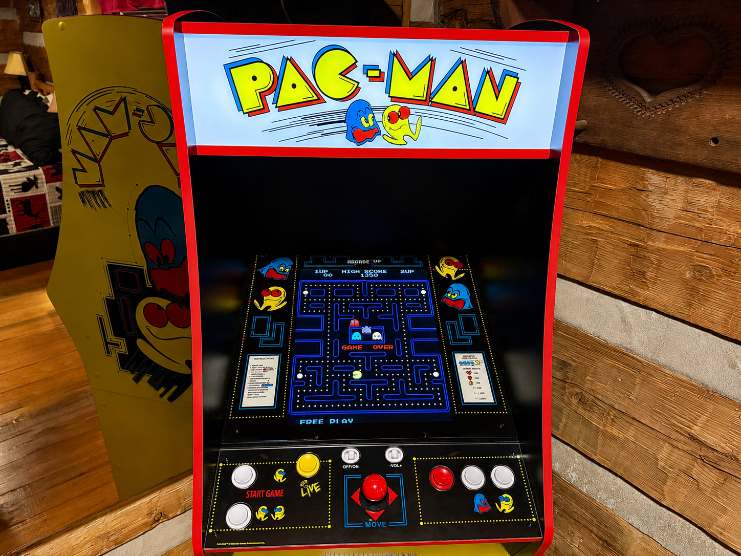 Challenge your crew to a classic Pac-Man game.
