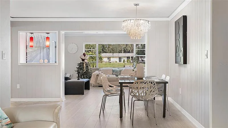 The spacious floor plan lends itself to a peaceful environment.