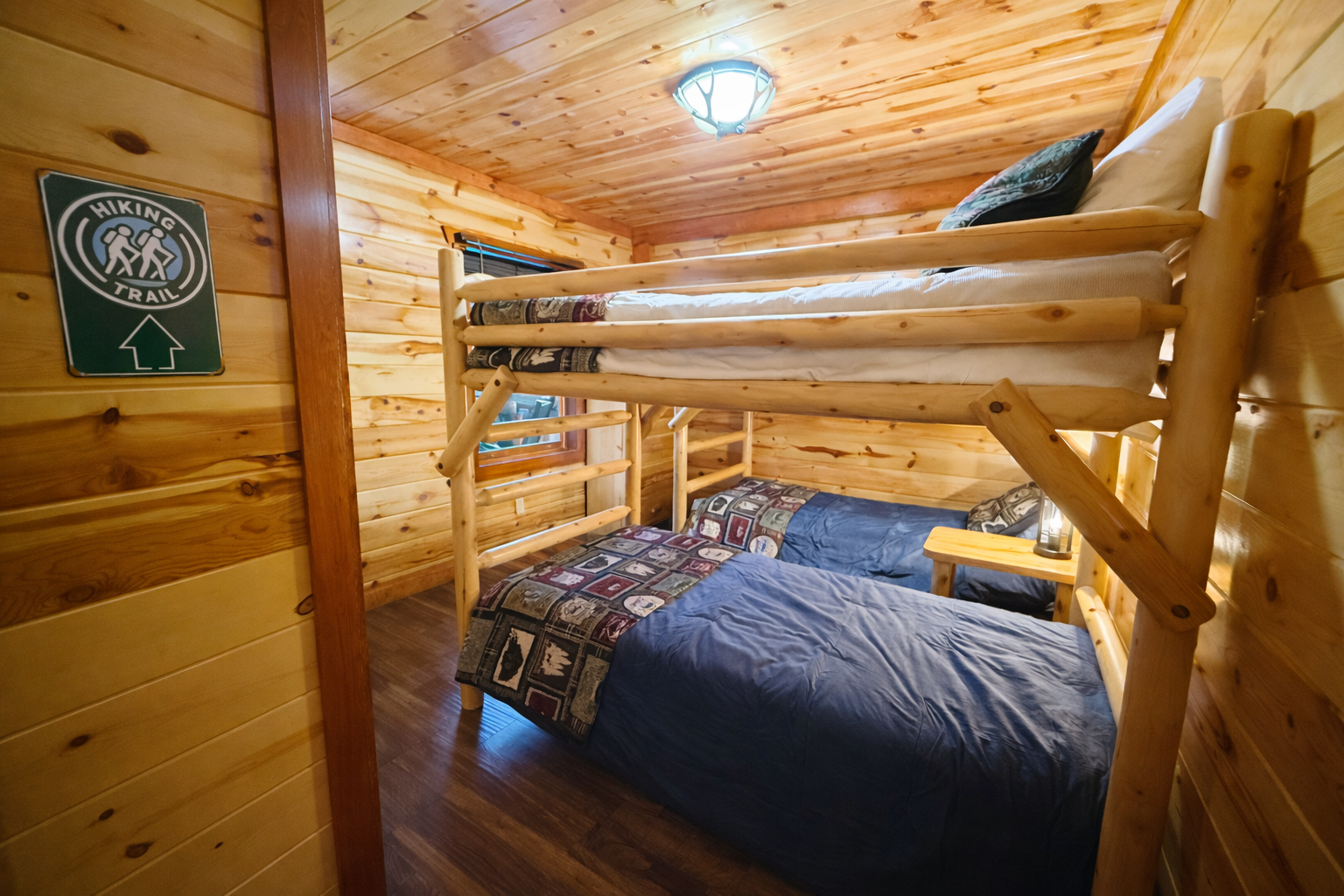 A bunkroom made for late-night laughs and unforgettable sleepover memories.