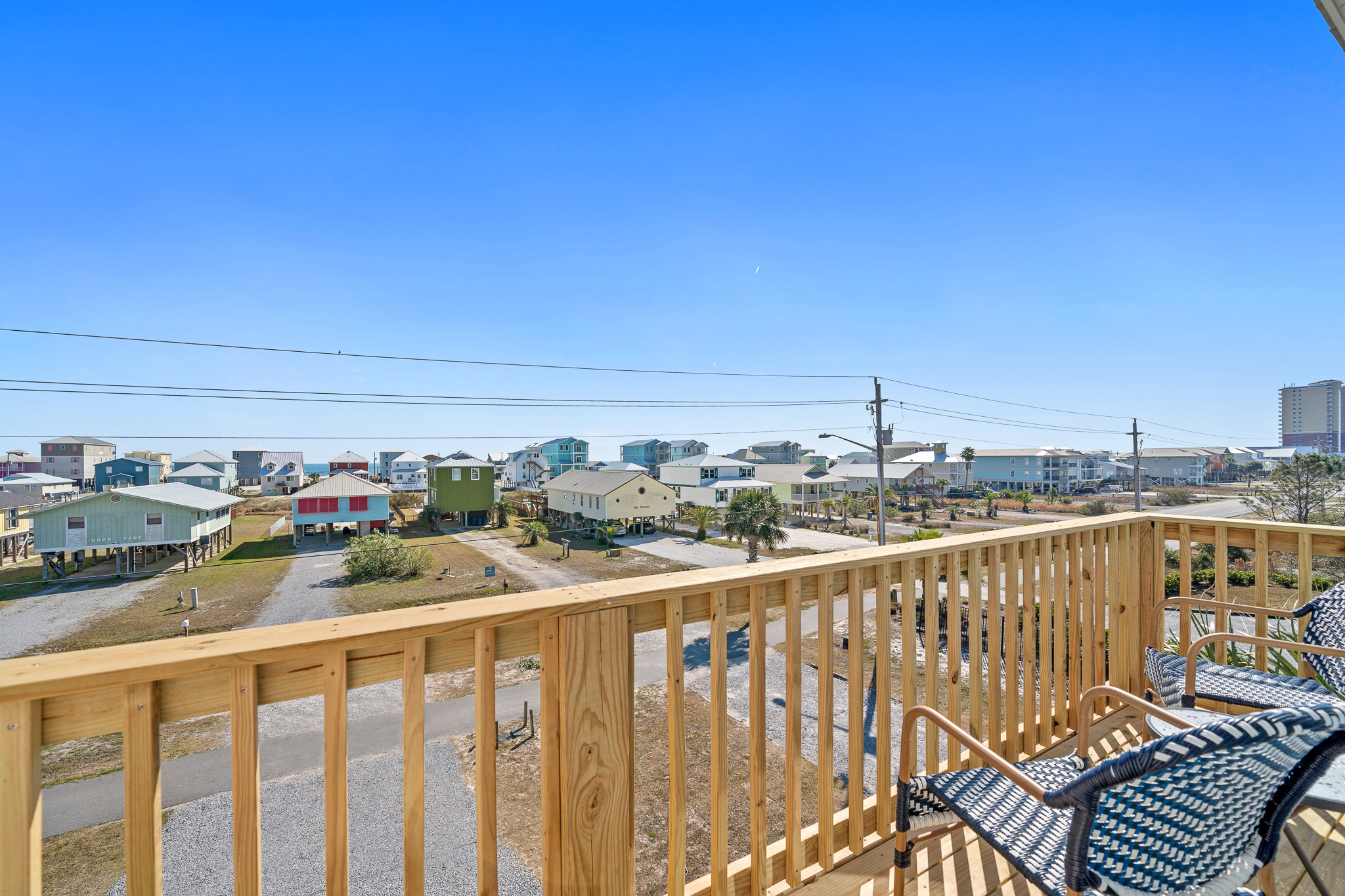View from deck off Gulf-side bedroom