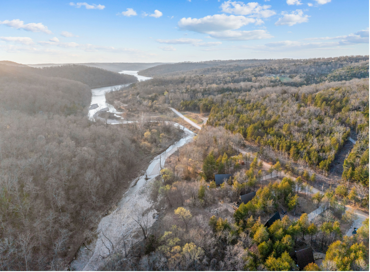 Follow the creek to Table Rock Lake!