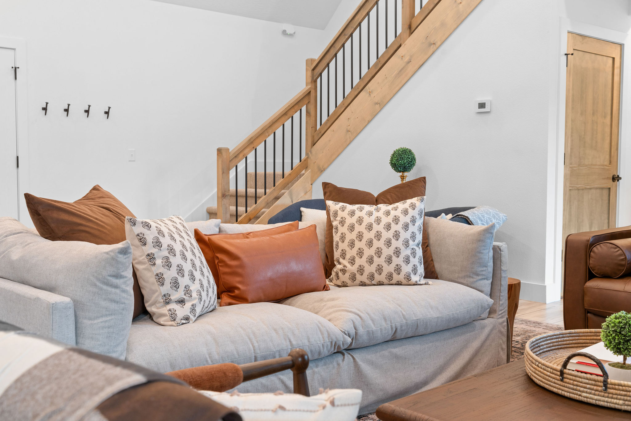 Cozy seating area perfect for reading, chatting, or unwinding.