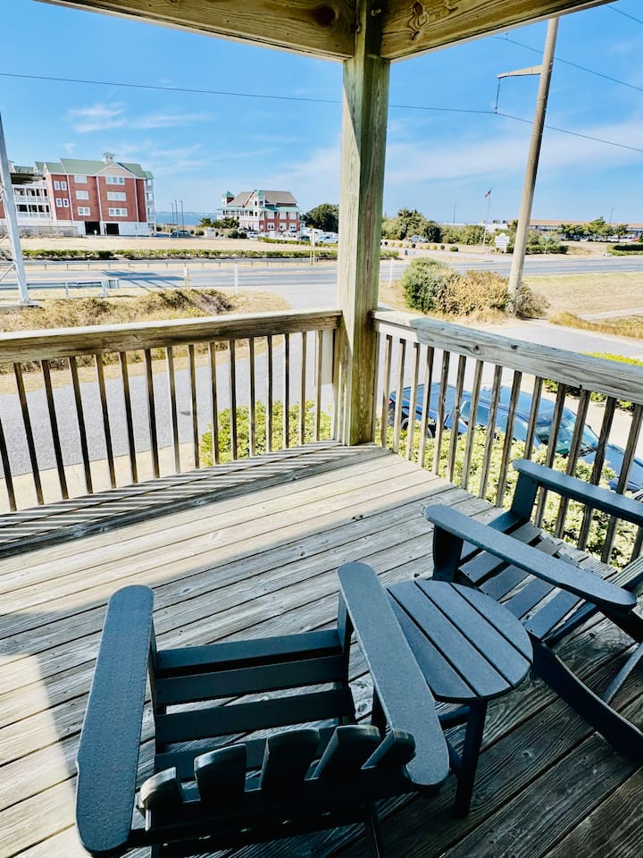 Private deck off the King bedroom—perfect for morning coffee.