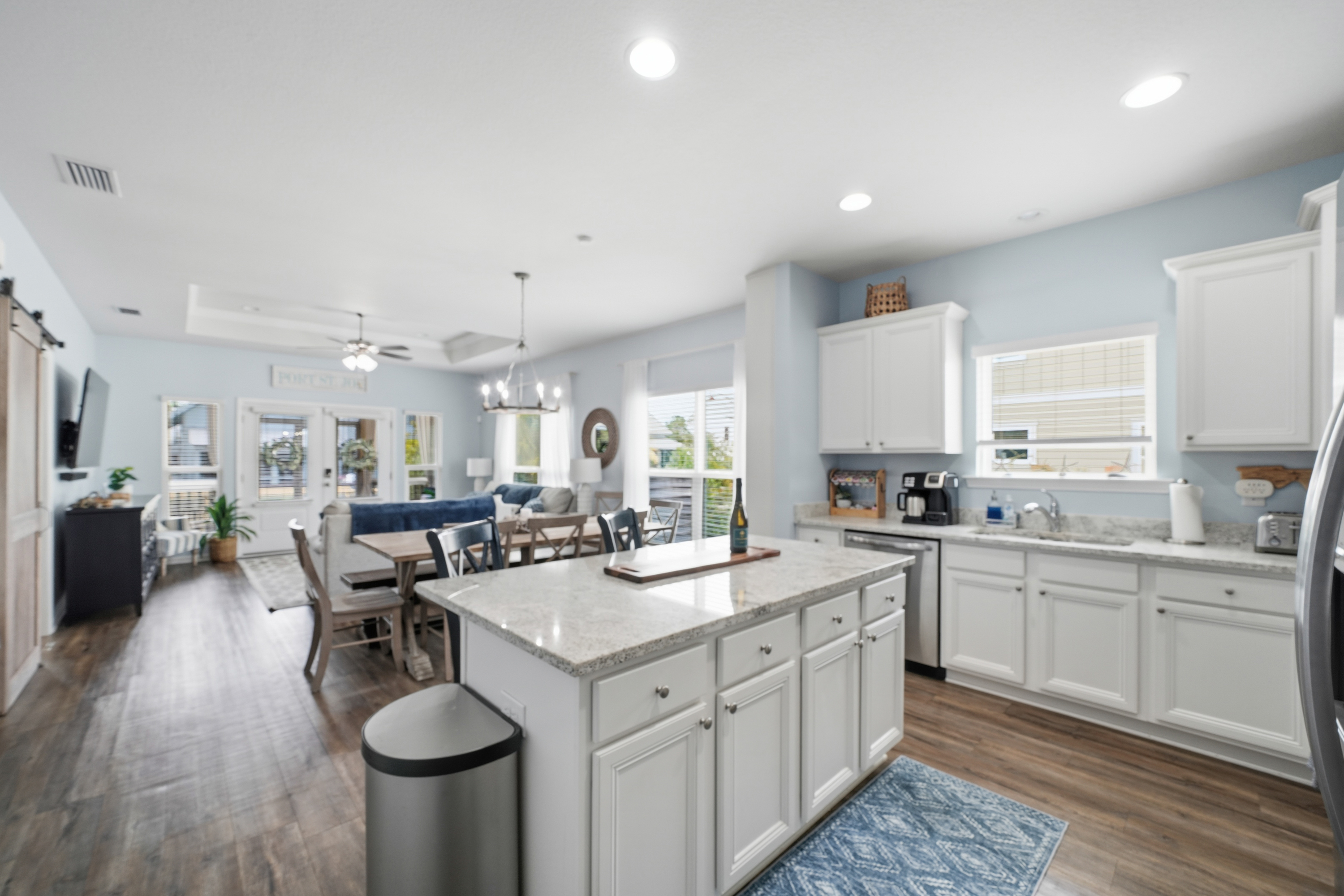 Bright & functional. Enjoy preparing meals in this beautiful kitchen featuring ample counter space and plenty of natural light