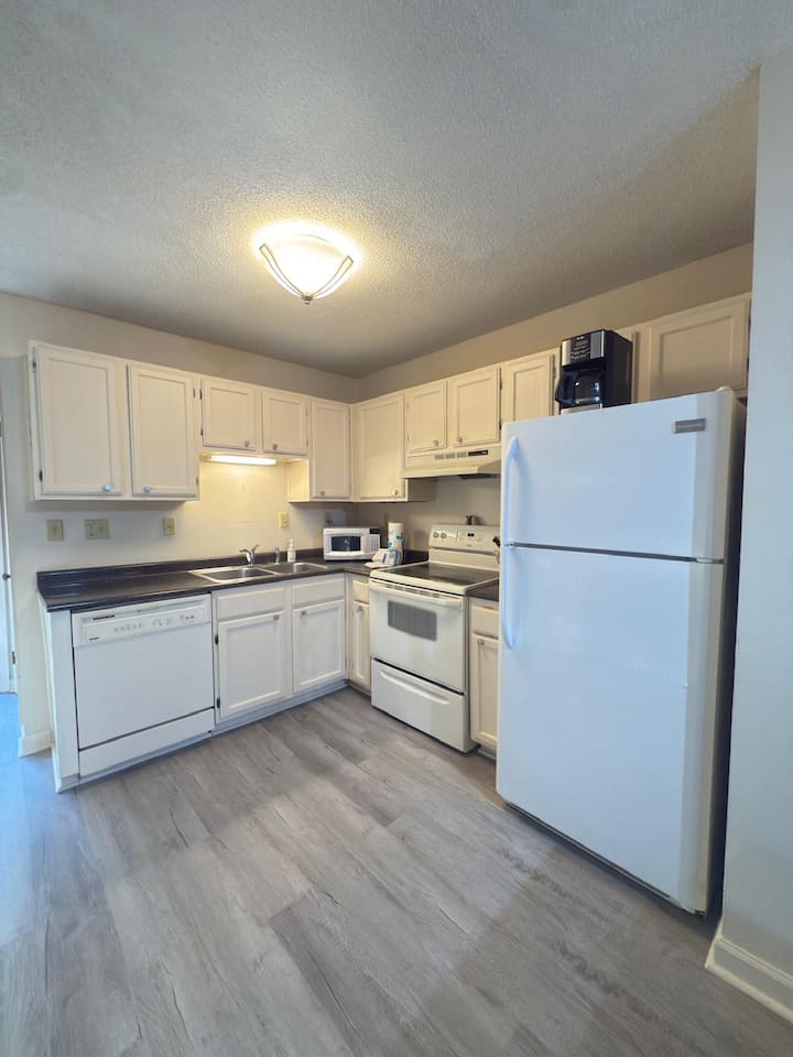 Kitchen with full-size appliances
