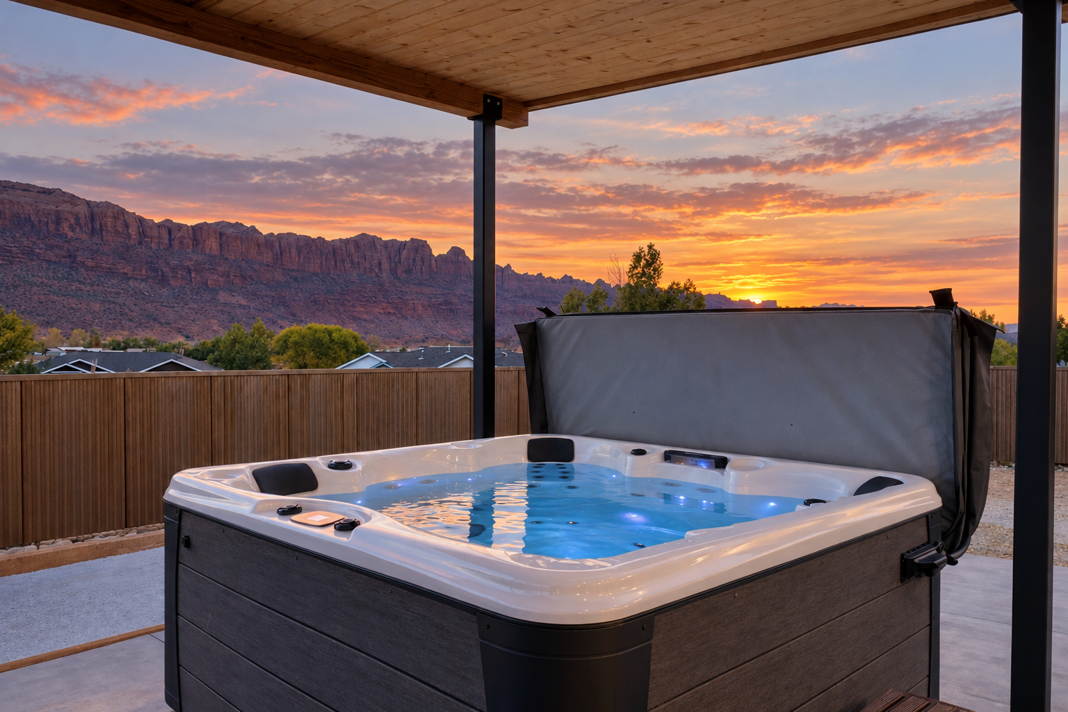 8 person hot tub