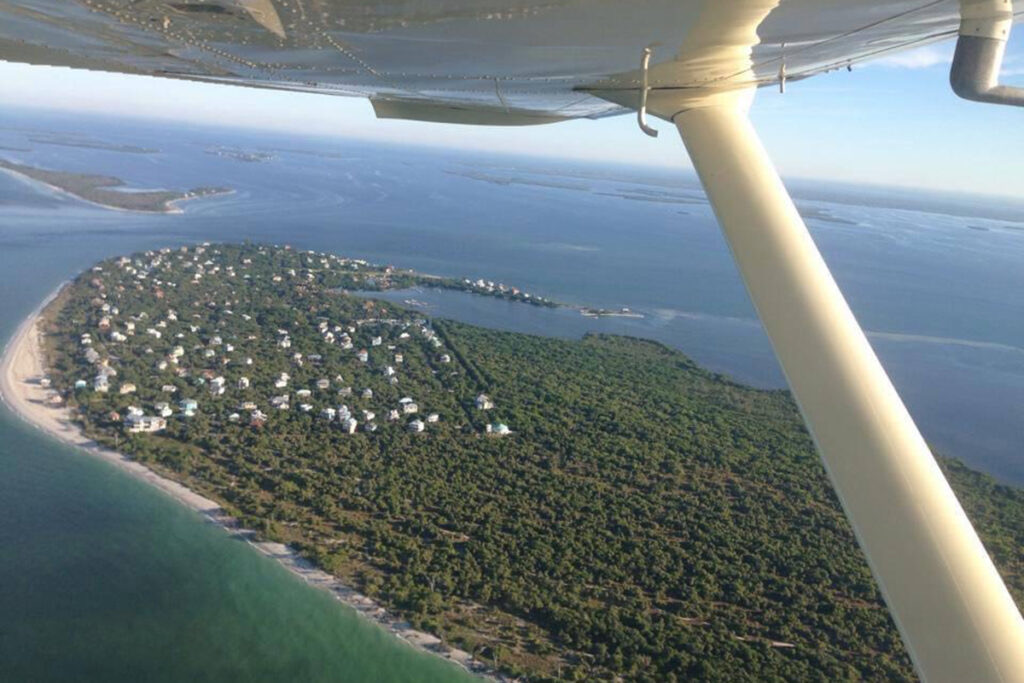 From the air, you'll notice that the northern, residential portion of NCI is only a portion of your island experience - the island is your playground - step out and explore!