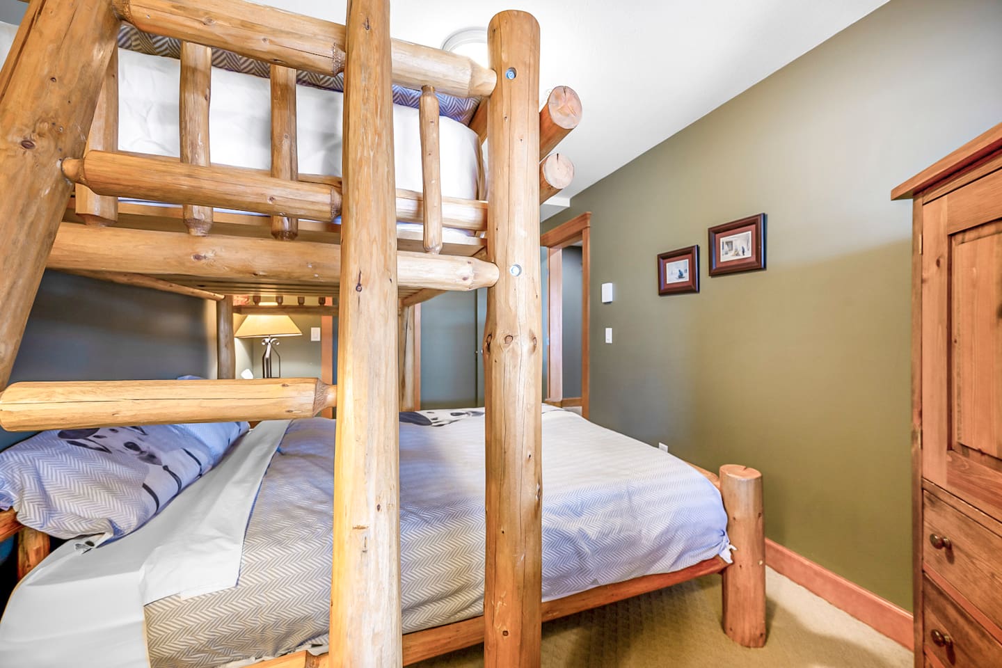 Guest Bedroom with Queen & Bunk