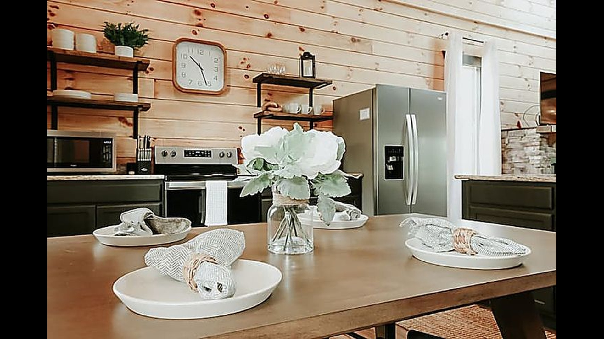 A welcoming dining space styled with thoughtful touches—perfect for lingering meals, shared stories, and slow mountain mornings