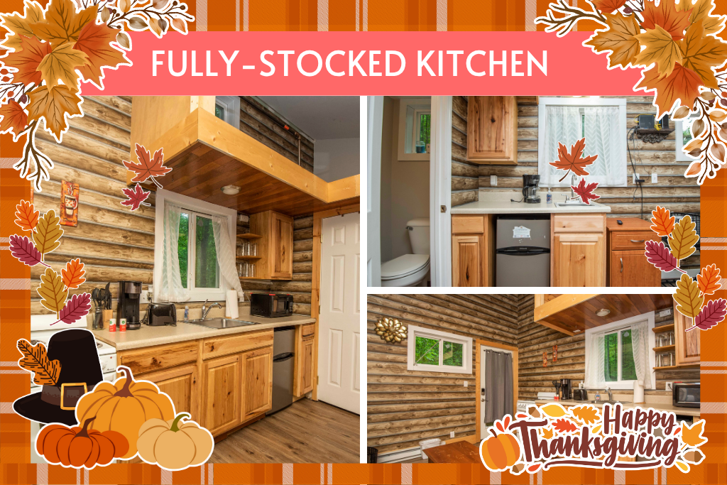 Fully stocked kitchen – Cook meals, make coffee, feel right at home